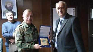 Gjeneralit Drews pritje e përzemërt në Vushtrri