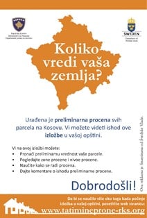 Izlozba u vezi preliminarne procene parcela
